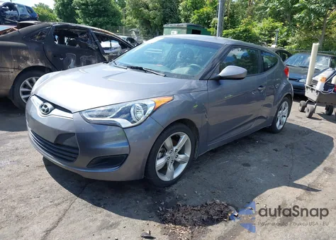 2013 Hyundai Veloster Base W/Black из США, поврежденный, VIN KMHTC6ADXDU172104